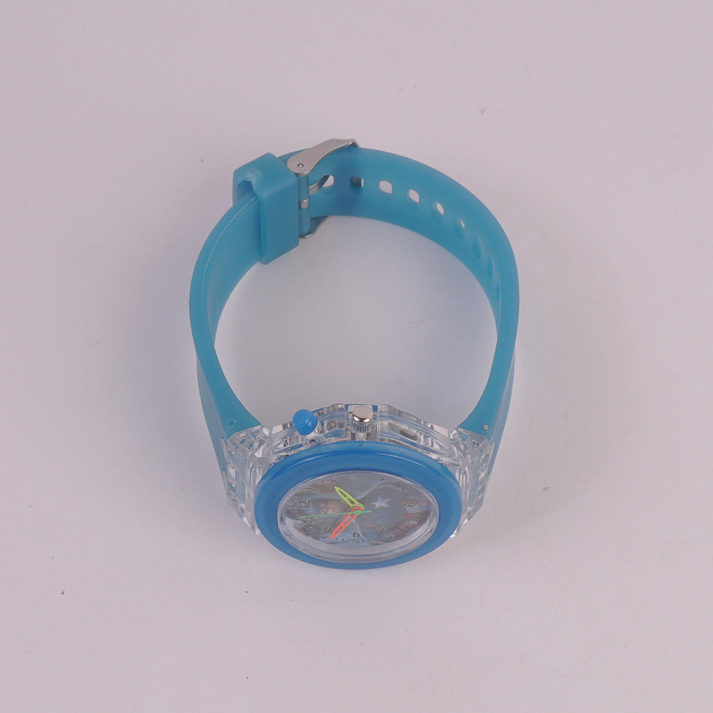 Kids Character Analogue Watch Cyan