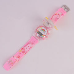 Spinner Watch For KIDS Light Pink Rainbow