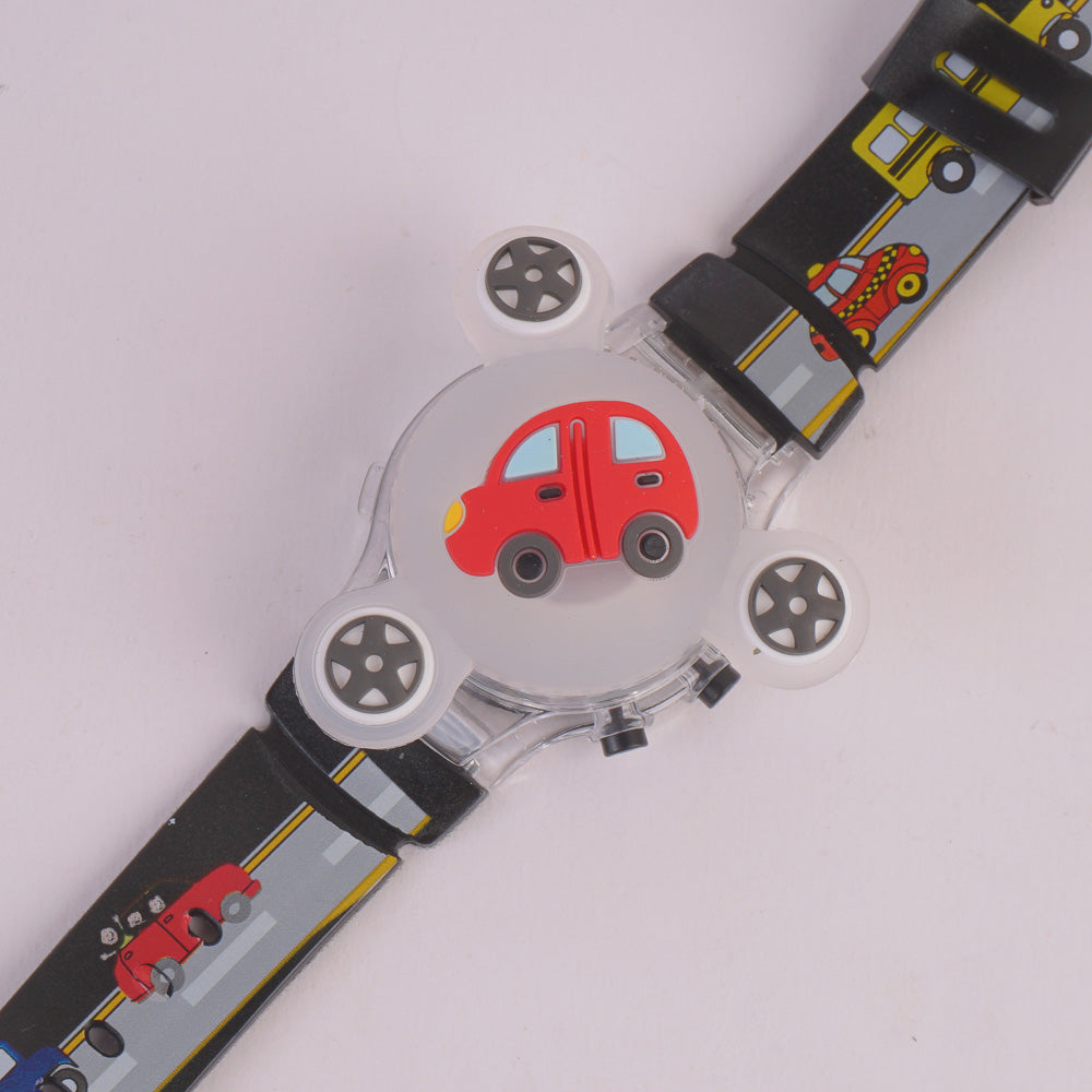 Spinner Watch For KIDS Black Car