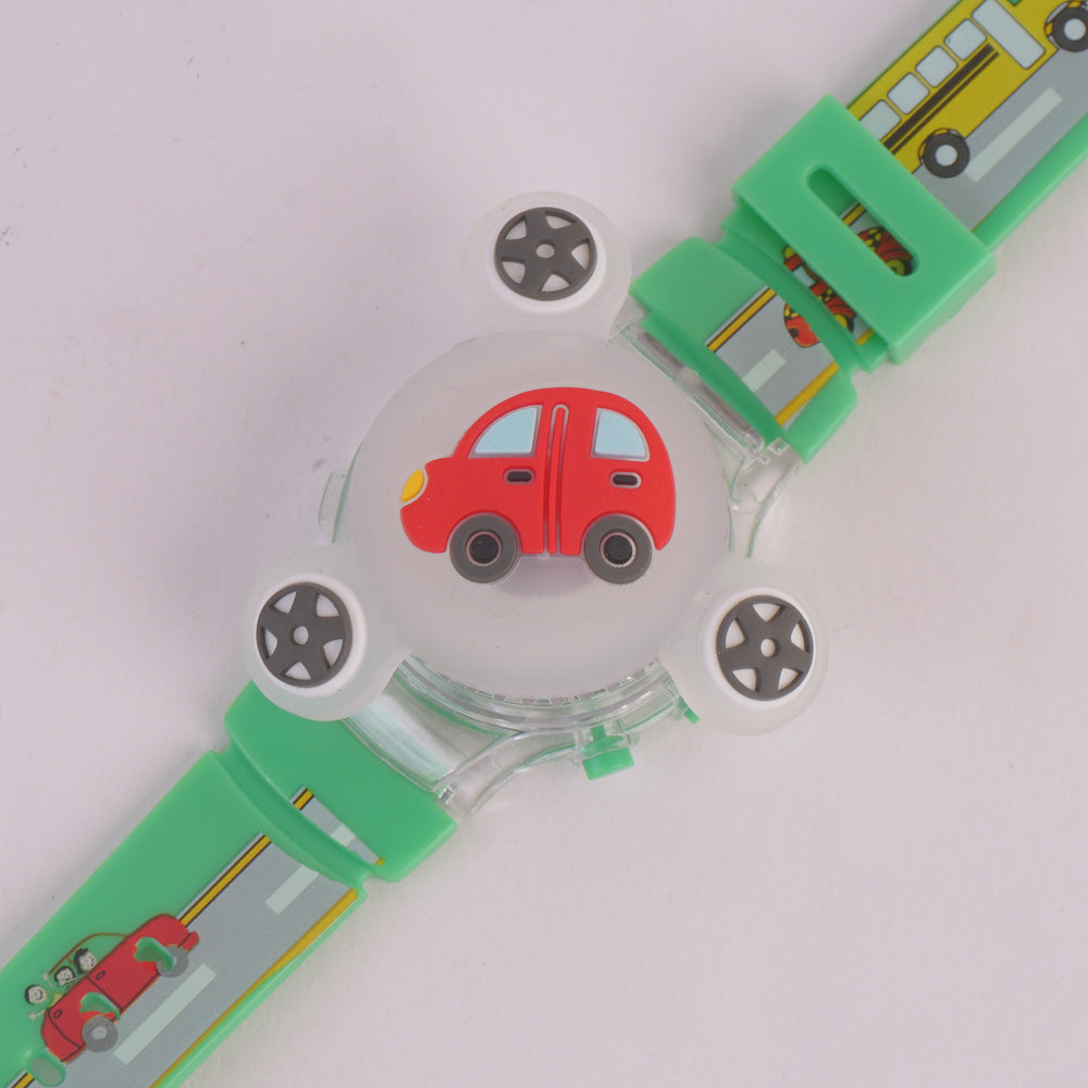 Spinner Watch For KIDS Green Car