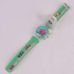 Spinner Watch For KIDS Green Car