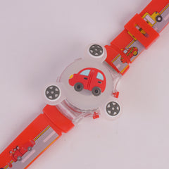 Spinner Watch For KIDS Red Car