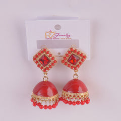 Women Traditional Earring Red Color