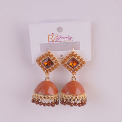 Women Traditional Earring Brown Color