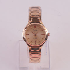 Women Chain Watch Rosegold Pink