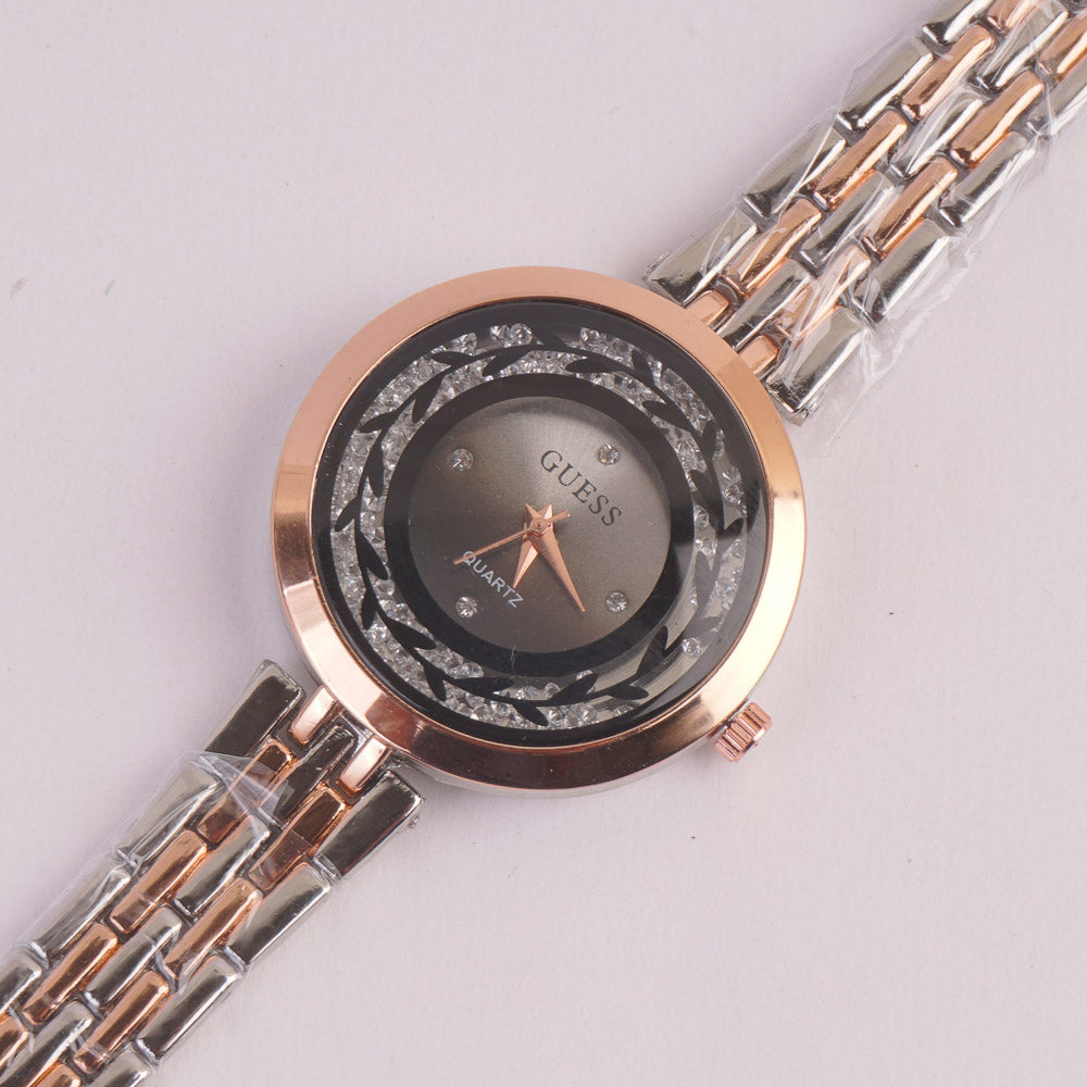 Two Tone Womens Chain Watch G