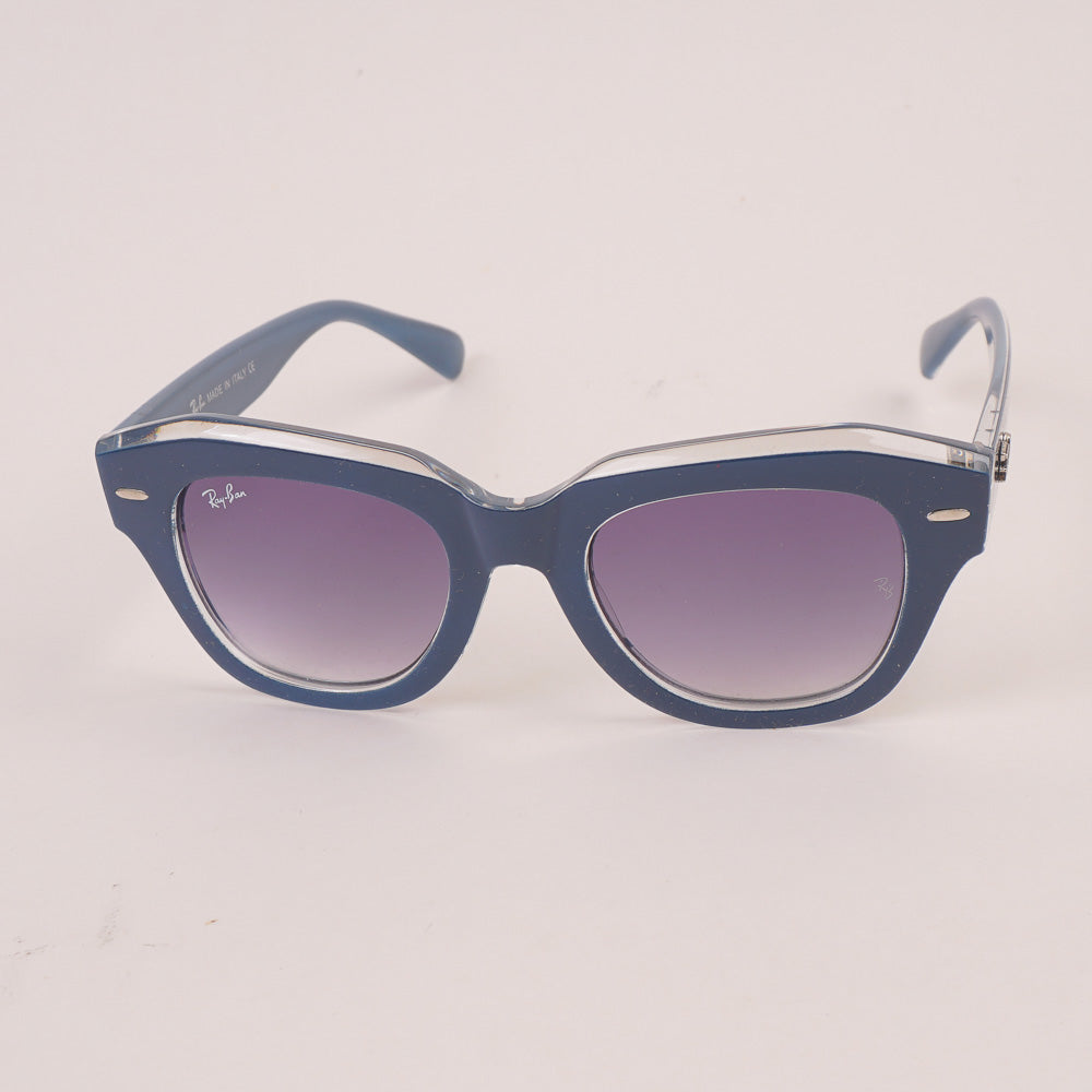 Blue Frame Sunglasses for Men & Women 2186