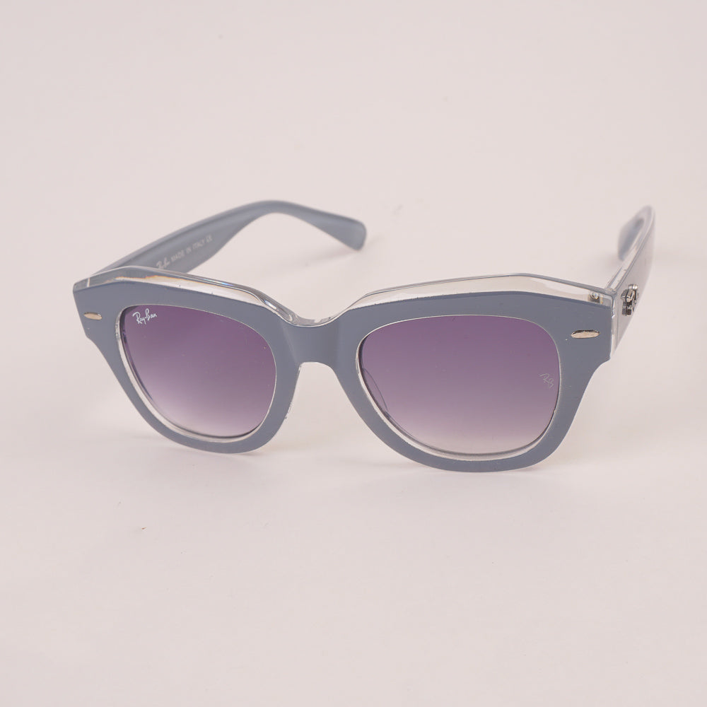 Grey Frame Sunglasses for Men & Women 2186