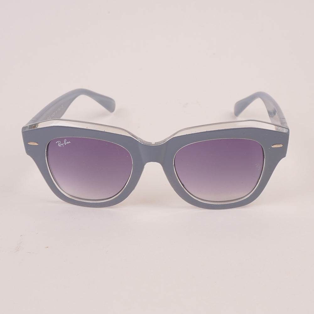 Grey Frame Sunglasses for Men & Women 2186