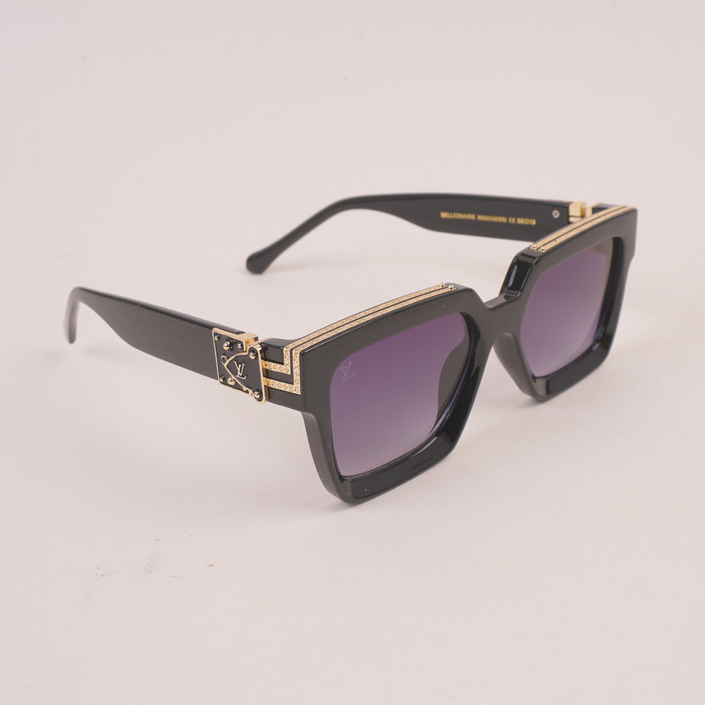 Black Frame Sunglasses for Men & Women M36006WN