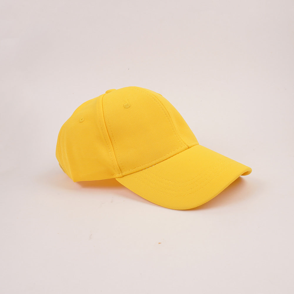 Casual Summer Yellow Cap For Men & Women 