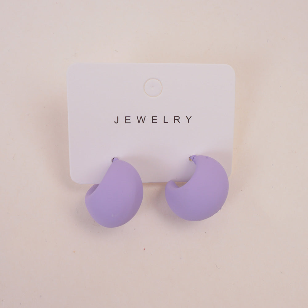 Women Trendy Earring Purple