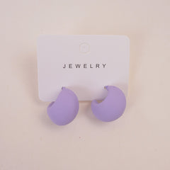 Women Trendy Earring Purple