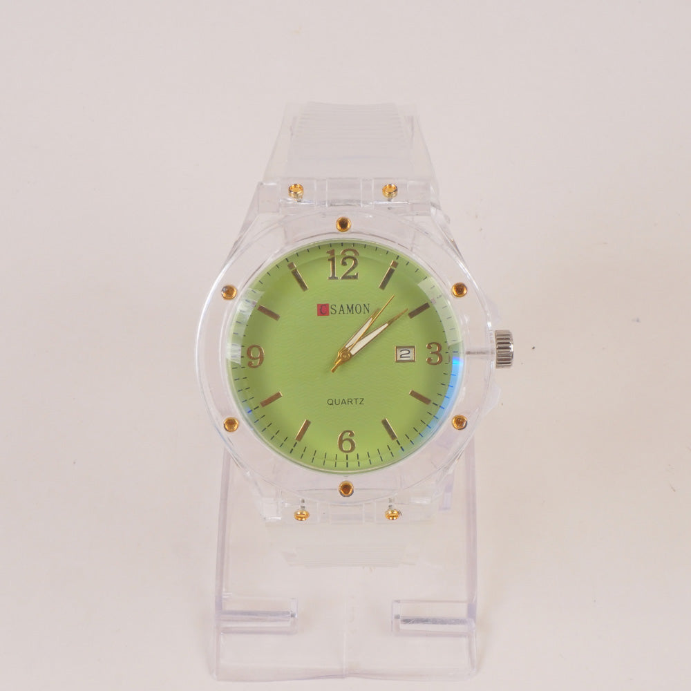 Kids Character Analogue Watch Light Green