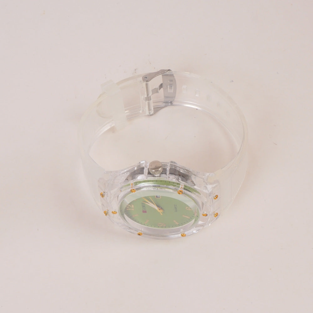 Kids Character Analogue Watch Light Green