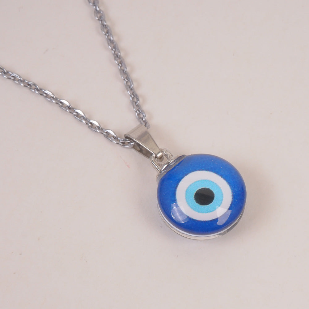 Woman's Earring & Locket Set Eye Design