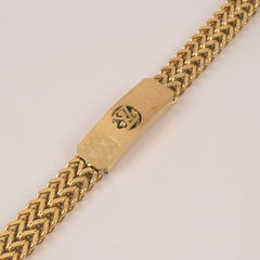 Mens Golden Chain Bracelet L.V