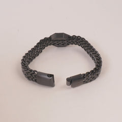 Mens Black Chain Bracelet V