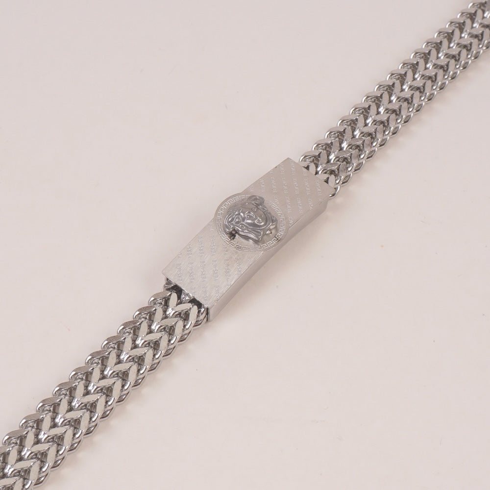 Mens Silver Chain Bracelet V