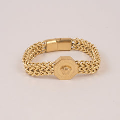 Mens Golden Chain Bracelet V