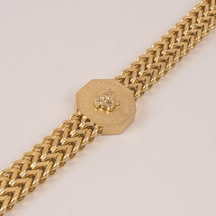 Mens Golden Chain Bracelet V