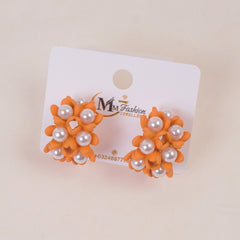 Trendy Woman's Earring Orange