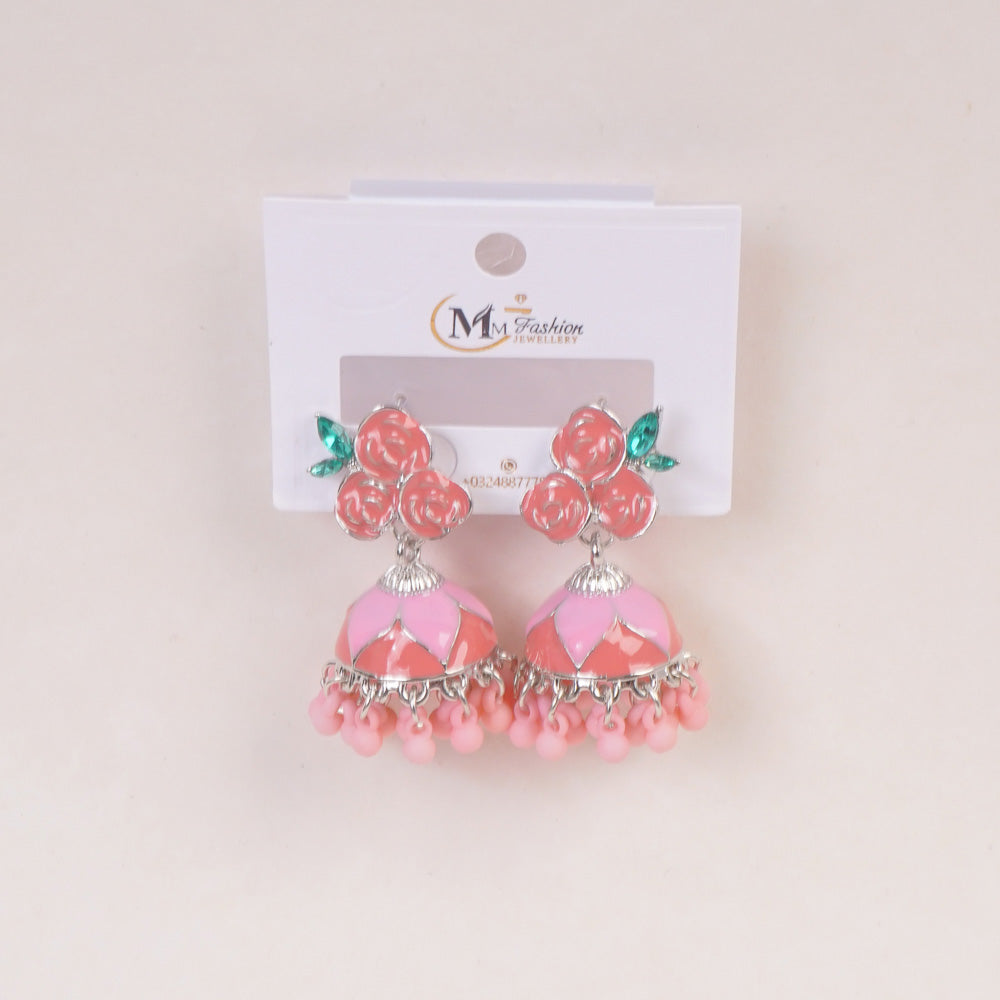 Woman's Traditional Earring Pink