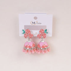 Woman's Traditional Earring Pink