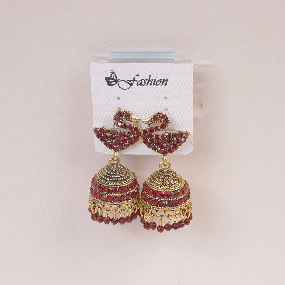 Woman's Traditional Earring Red