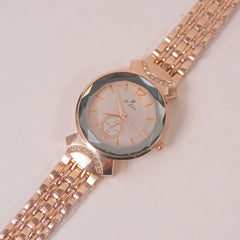 Woman Chain Wrist Watch Rosegold