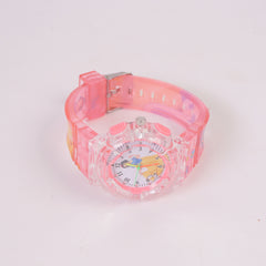 Kids Character Analogue Watch Pink Shade