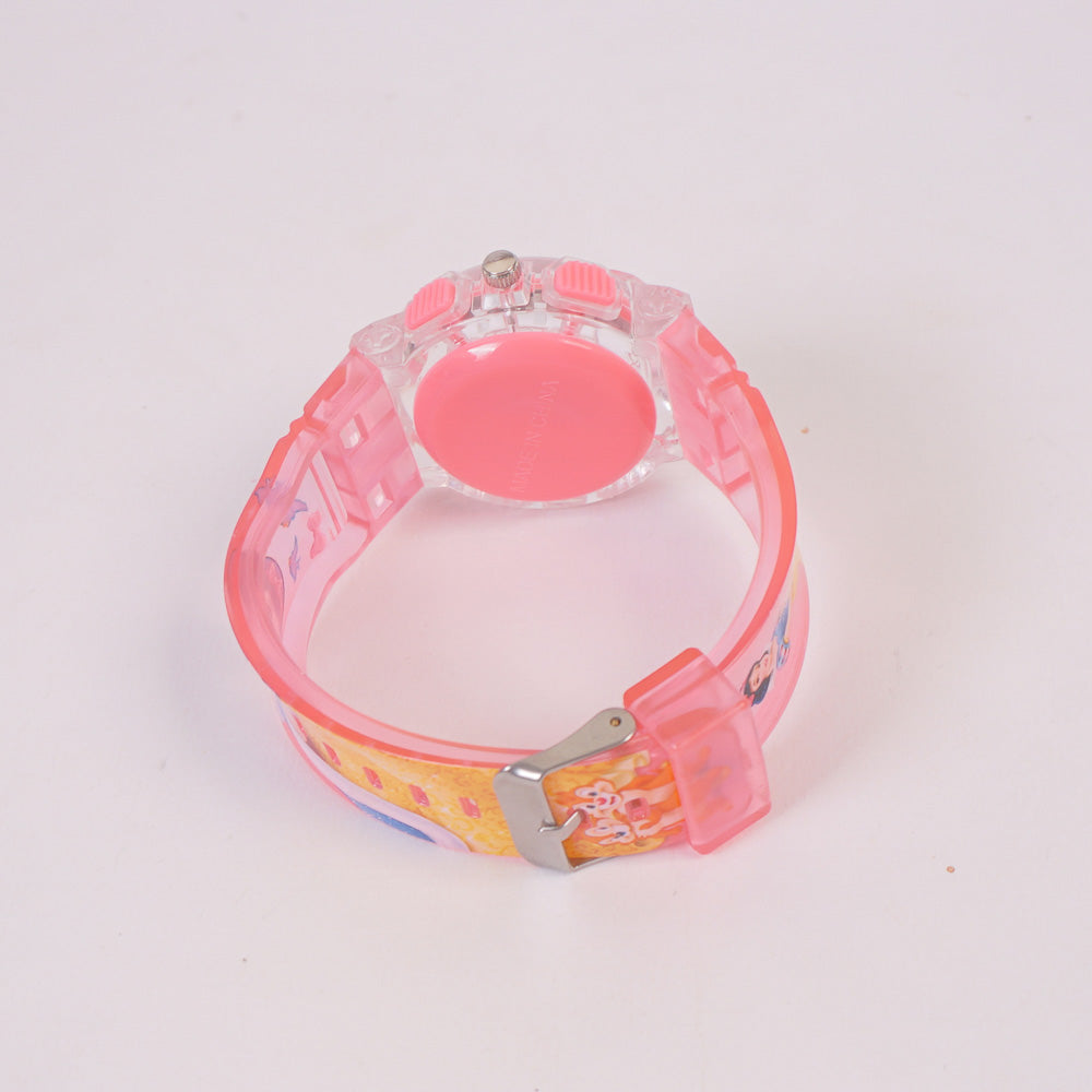 Kids Character Analogue Watch Pink Shade