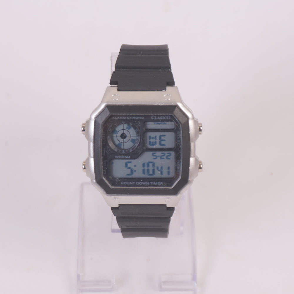 Mans Sports Wrist Watch Black