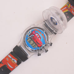 Kids Character Spinner Digital Wrist Watch Black C