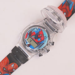 Kids Character Spinner Digital Wrist Watch Black S