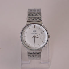 Mens Chain Wrist Watch Silver