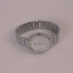 Mens Chain Wrist Watch Silver