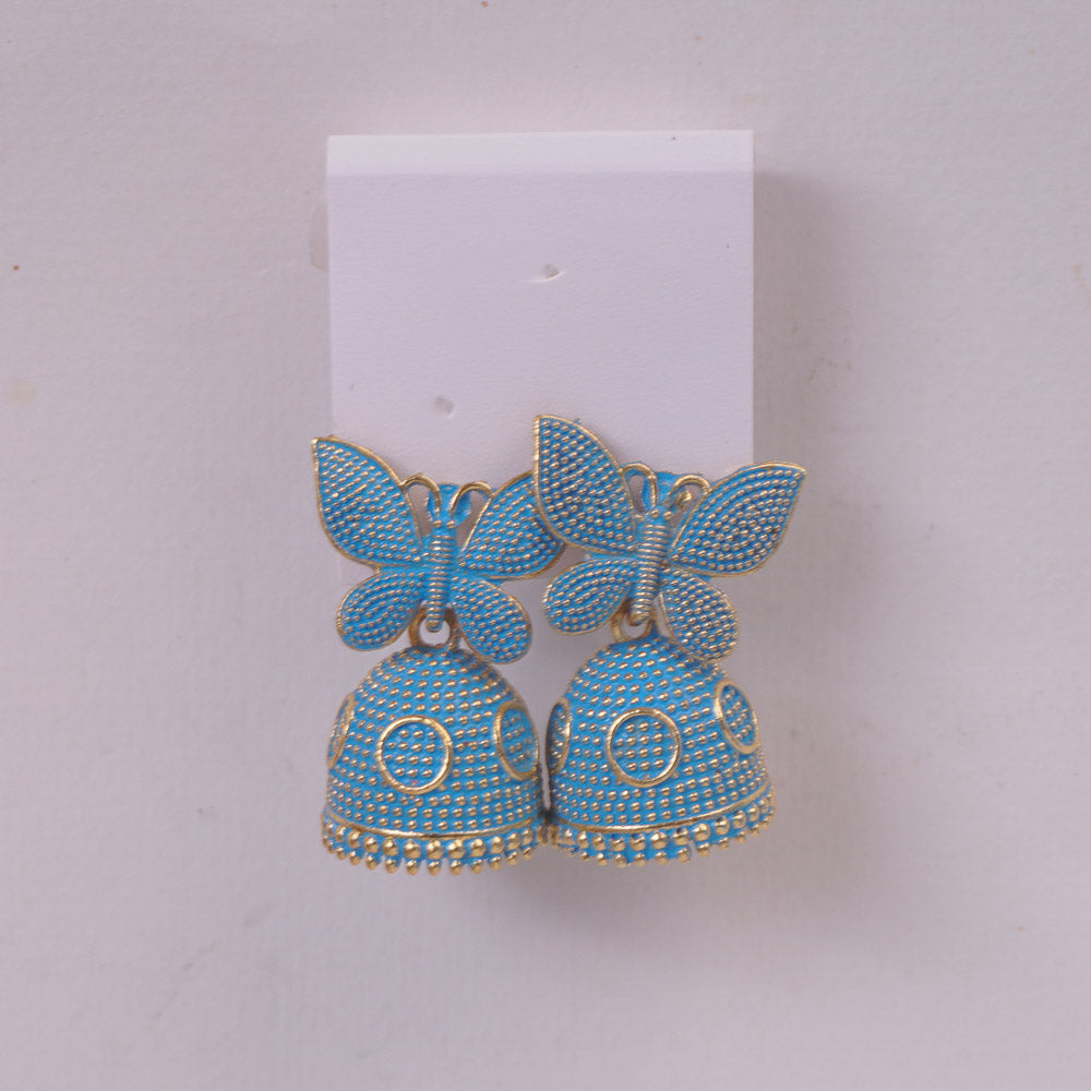 Woman's Earring Cyan