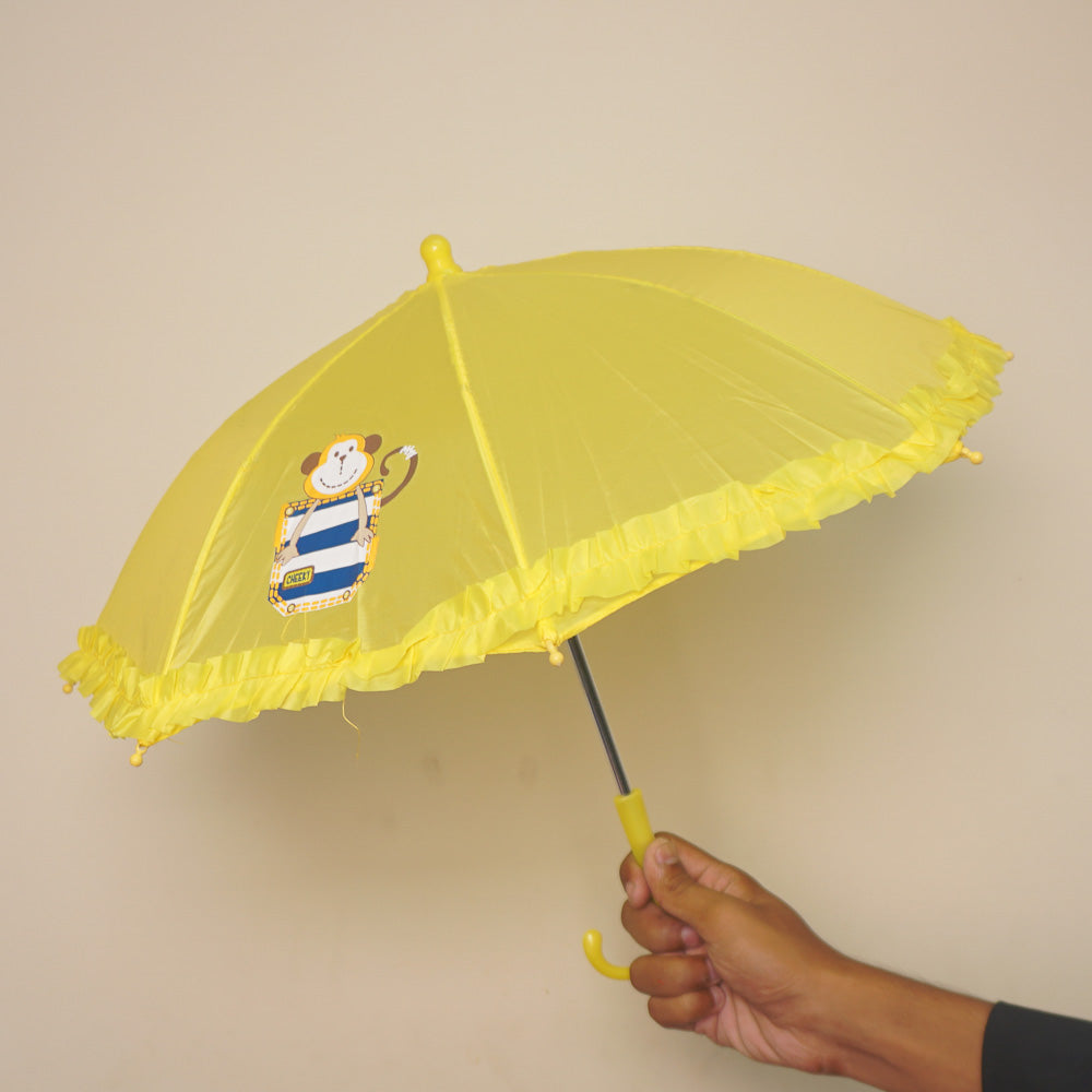 KIDS Character Umbrella Yellow