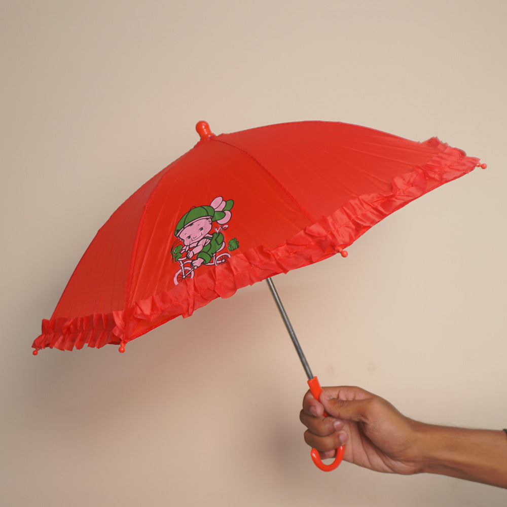 KIDS Character Umbrella Red