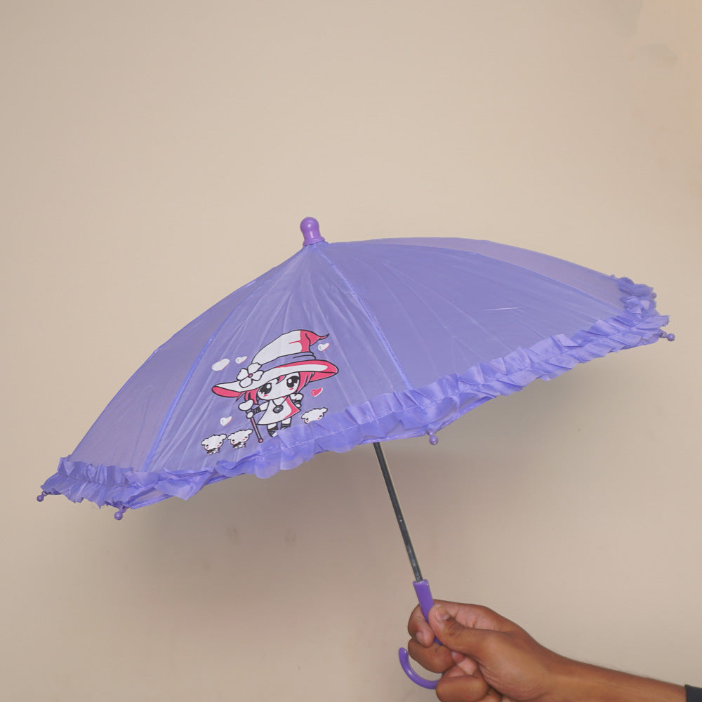 KIDS Character Umbrella Purple