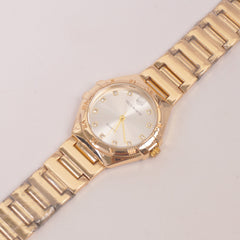 Women Stylish Chain Wrist Watch Golden