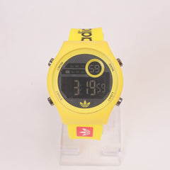 Digital LED Sports Watch For Man Yellow