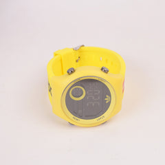 Digital LED Sports Watch For Man Yellow