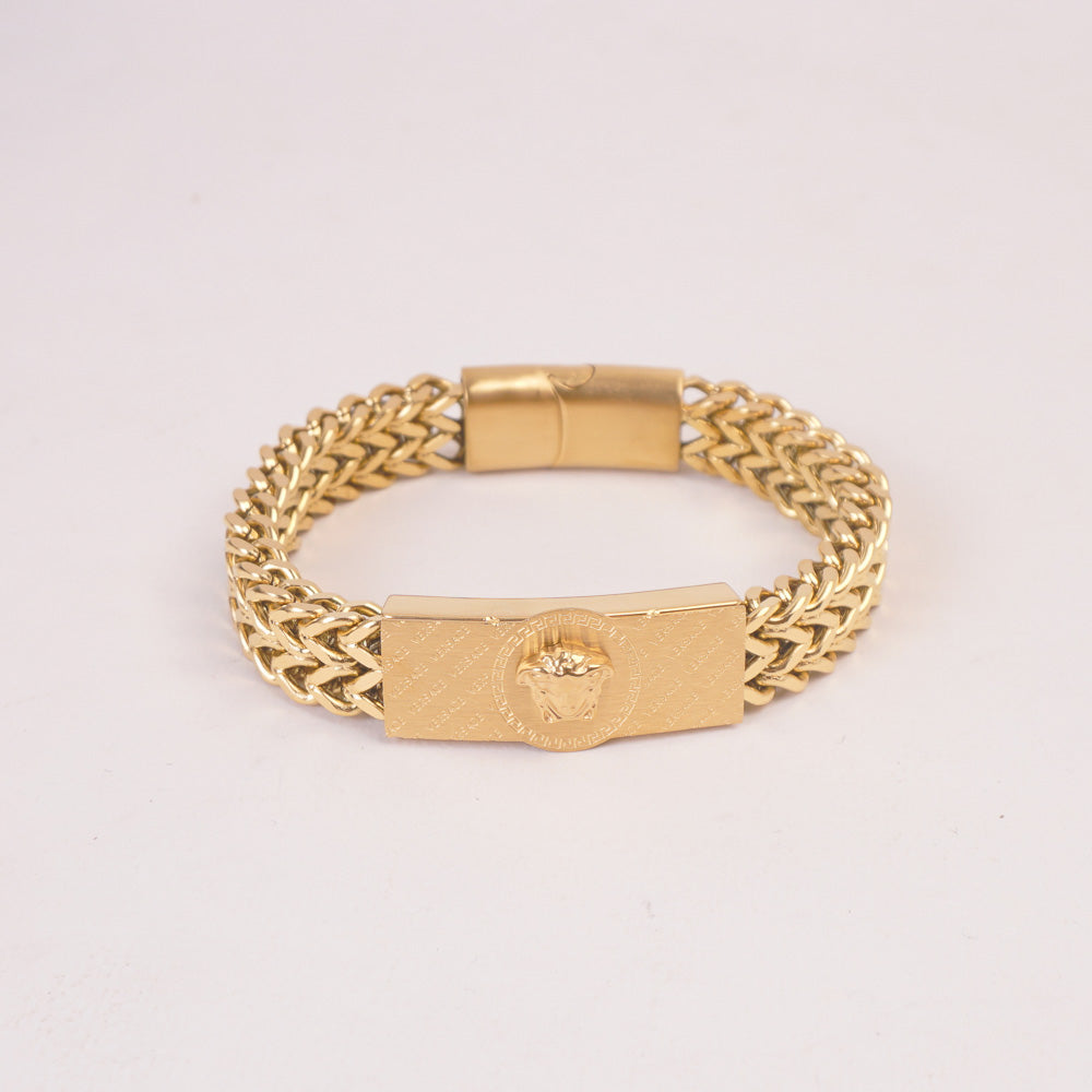 Mens Golden Chain Bracelet V