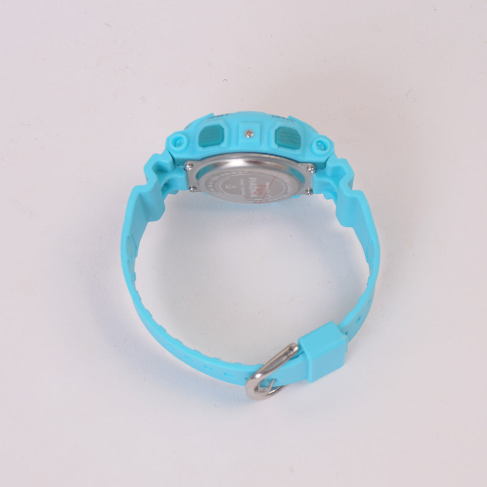 KIDS Sports Watch For Toddle & Junior Cyan