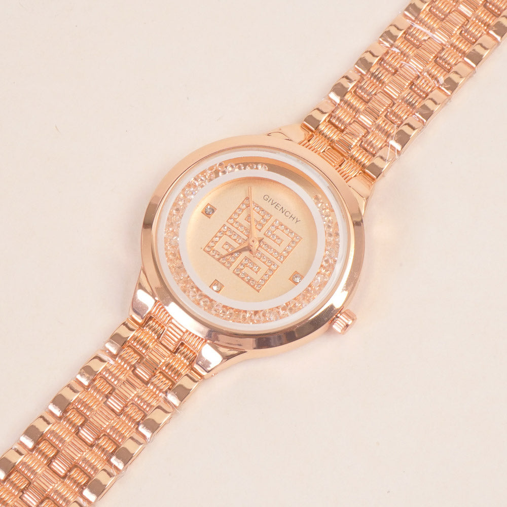 Women Chain Watch Rosegold