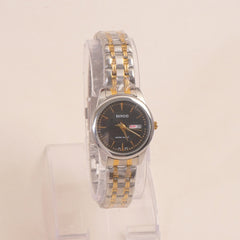 Two Tone Women Chain Watch Silver Golden