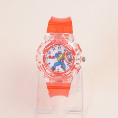 Kids Character Analogue Watch Red