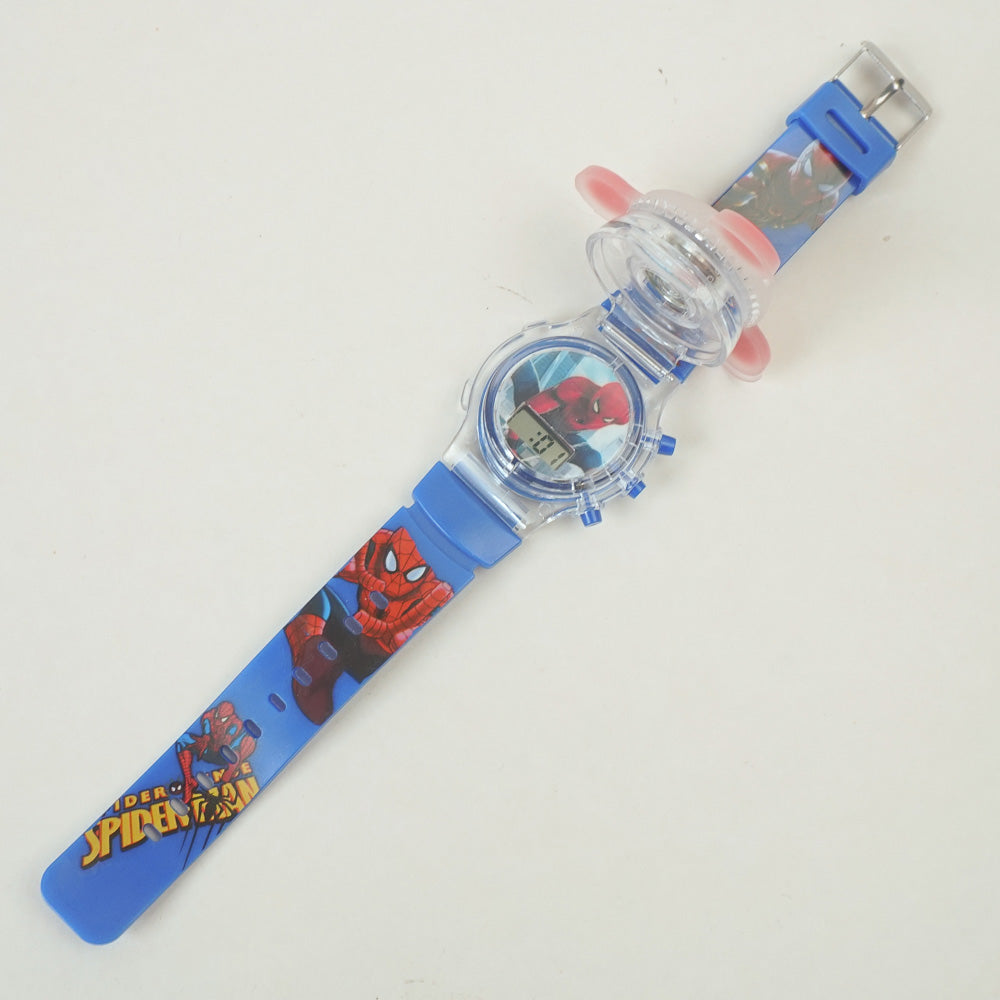 Spinner Watch For KIDS Blue Spider